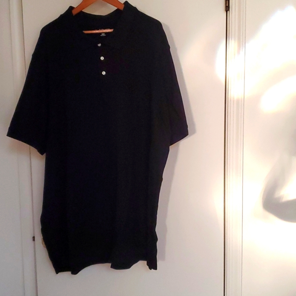Unworn Croft&Barrow black 3 button cotton Signature Polo 4XB